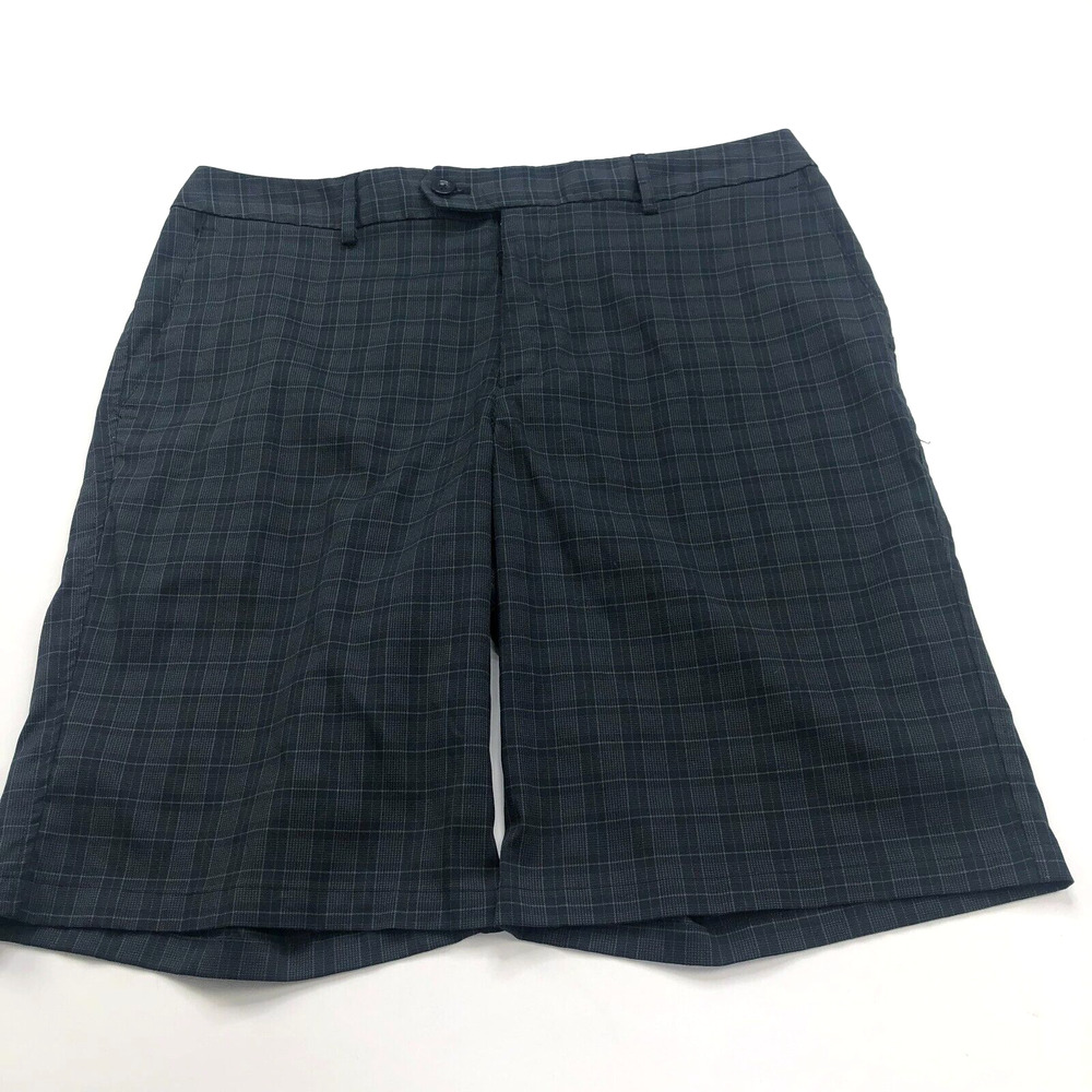 Under Armour 34 (Fit 35W) Polyester No Stretch Flat Front Chino 11" Shorts Gray